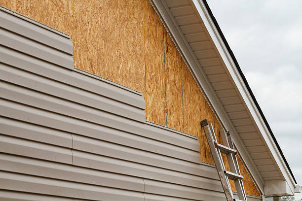 Professional Vinyl Siding technician working in Fair Haven, NY